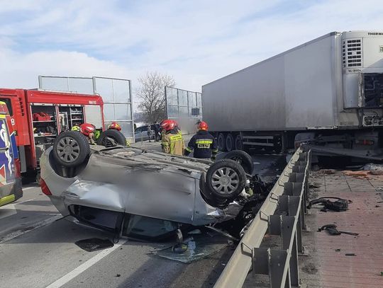 Łopoń, powiat brzeski, powiat tarnowski na sygnale, wypadek drogowy, akcja ratunkowa, akcja ratownicza