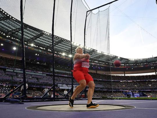 Na zdjęciu Anita Włodarczyk, czwarta zawodniczka Igrzysk Olimpijskich w Paryżu