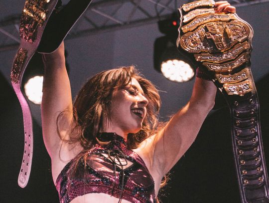 Diana Strong, Ela Kardaś, Podhale, czarne Dunajec, wrestling, walka, mistrzostwo, pas