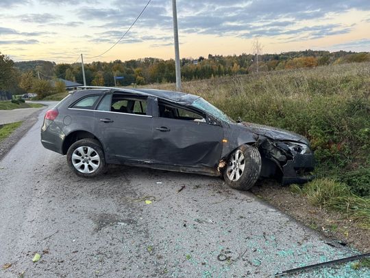 Pijacki rajd zakończony w rowie