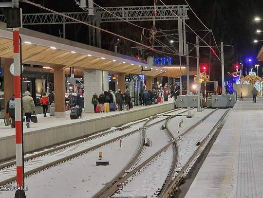 Na zdjęciu teren Centrum Komunikacyjnego w Zakopanem