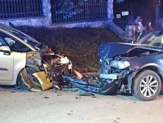 wypadek w Leśnicy, Leśnica, powiat tatrzański, wypadek drogowy, pijany kierowca, gmina Bukowina Tatrzańska, Podhale
