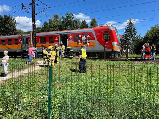 Pieszy wtargnął pod pociąg osobowy w Muszynie