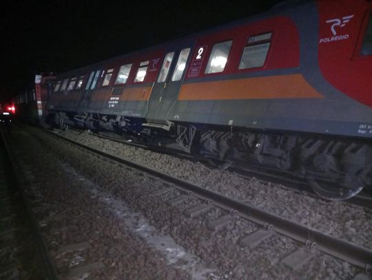 Smroków, wykolejenie pociągu, pociąg wykoleił się w miejscowości Smroków