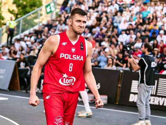Na zdjęciu reprezentant Polski w koszykówce 3x3