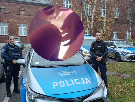 Kraków, pożar mieszkania w Krakowie, bohaterska postawa policjantów z Krakowa, akcja ratunkowa w Krakowie