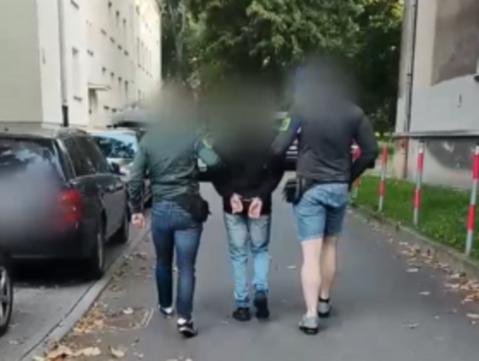 Zatrzymany mężczyzna.