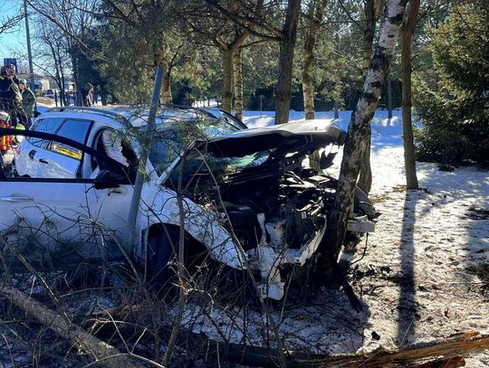 Jerzmanowice, DK94, trasa z Krakowa do Olkusza, Kraków, Olkusz, wypadek drogowy, wypadek samochodowy, zderzenie dwóch samochodów