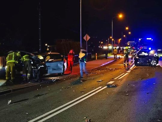 Koniówka, Podhale, gmina Czarny Dunajec, karambol drogowy, wypadek drogowy, zderzenie czterech samochodów, na sygnale