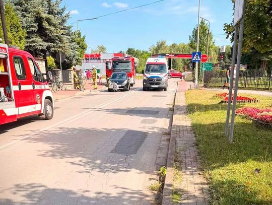 Potrącenie pieszego w Bukownie. Droga została zablokowana