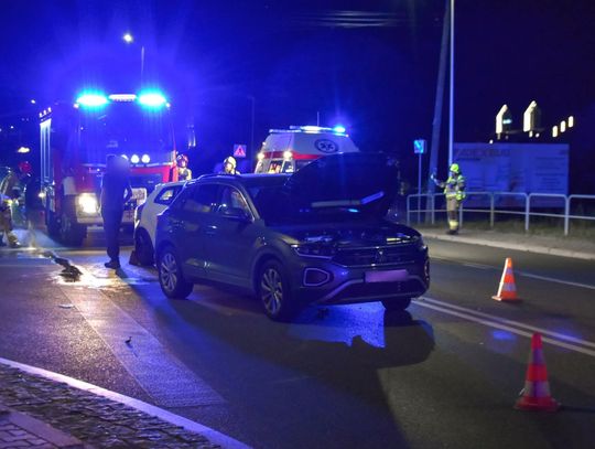 Mszana Dolna, wypadek drogowy Mszanie Dolnej, zderzenie samochodów w Mszanie Dolnej, na sygnale, powiat limanowski, straż pożarna, pogotowie ratunkowe