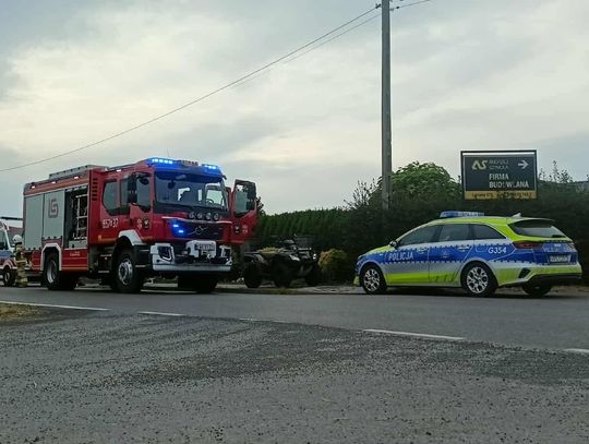 Poważny wypadek na quadzie w Łączanach: Dwie osoby poszkodowane, w akcji LPR [FOTO]