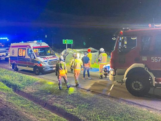 Poważny wypadek pod Wieliczką. Dwie osoby trafiły do szpitala [ZDJĘCIA]
