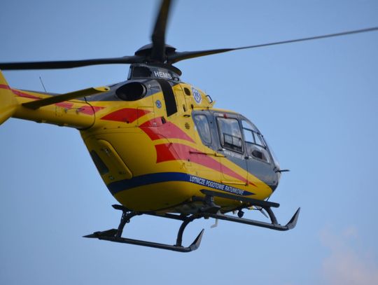 Chechło, powiat olkuski, nieudany skok spadochronowy, spadochroniarz, akcja ratunkowa, lotnicze pogotowie ratunkowe