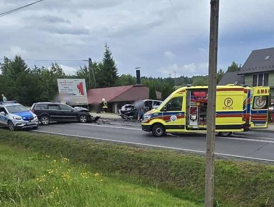 wypadek w Jordanowie, śmigłowiec LPR Jordanów, akcja ratunkowa Jordanów, na sygnale, wypadek, Jordanów