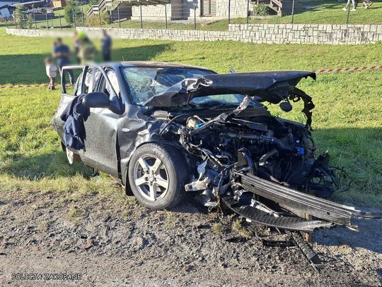 Poważny wypadek na Stasikówce. Zderzyły się trzy pojazdy [FOTO]