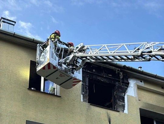 Pożar mieszkania w Zakopanem. Jedna osoba trafiła do szpitala
