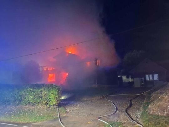 Pożar w Wielmoży. Służby w akcji ubiegłej nocy
