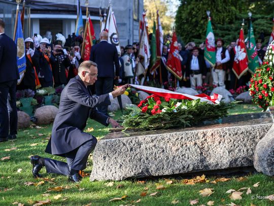 Prezydent Andrzej Duda: Dzięki wysiłkowi tamtego pokolenia, księdza Jerzego mamy dzisiaj wolną Polskę