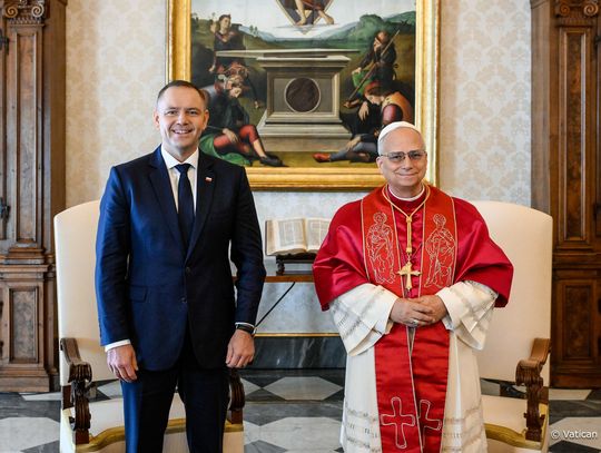 Papież Leon XIV, prezydent RP prezydent Karol Nawrocki, wizyta prezydenta Karola Nawrockiego w Watykanie, spotkanie z prezydentem Włoch, Rzym, Kancelaria Prezydenta RP