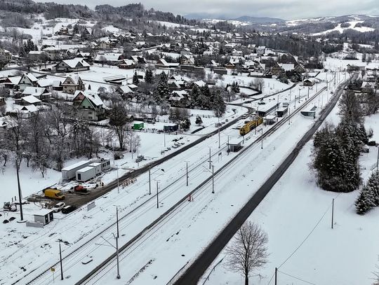 Przełom na Podhalu. Stacja Rabka Zaryte gotowa. Pociągi wracają już w połowie grudnia [FOTO]