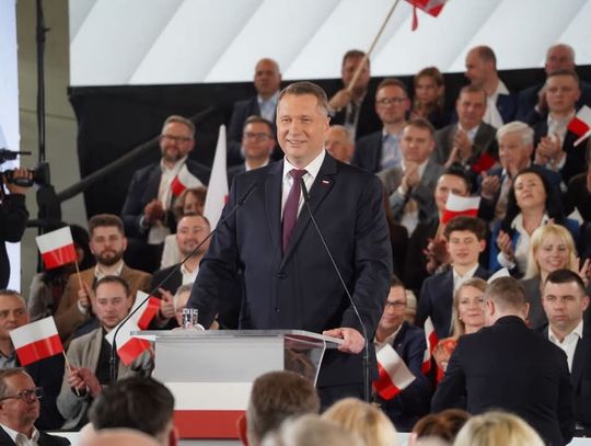 Przemysław czarnek, Jarosław Kaczyński, prawo i sprawiedliwość, PiS, konwencja PiS, sokół Kraków, sala sokoła w Krakowie