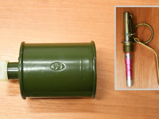 Przyniosła aktywny granat ręczny na komisariat! Szokujące znalezisko na Sądecczyźnie