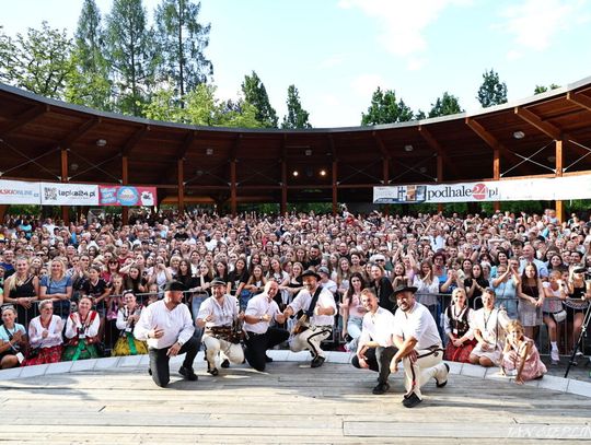 Baciary, Rabka-Zdrój, Związek Podhalan, Robcusie, Gorczański Oddział, koncert, jubileusz, muzyka góralska, Amfiteatr Miejski, Szafrany, Szafranki, Siompawica, kultura podhalańska, wydarzenia Rabka-Zdrój