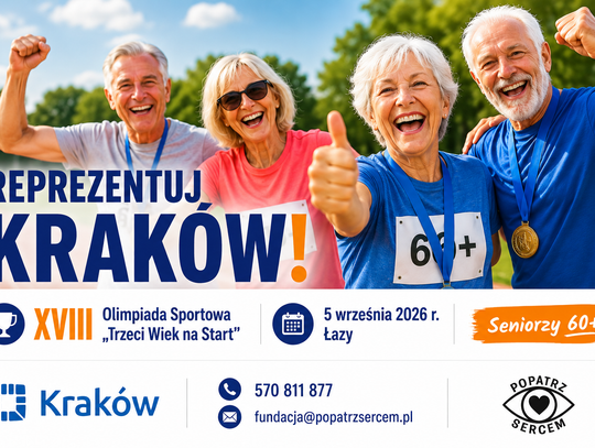 Ruszyła rekrutacja seniorów do reprezentacji Krakowa na XVIII Olimpiadę Sportową „Trzeci Wiek na Start”
