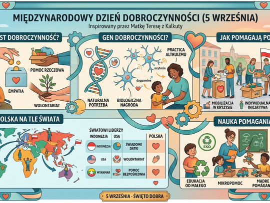 Siła dobroczynności i pomagania