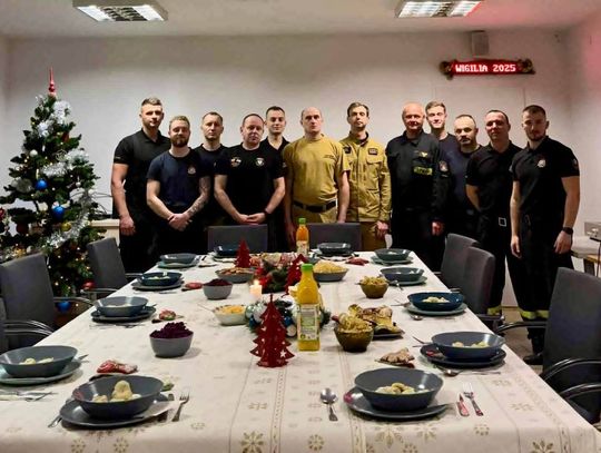 Służba, która nie zna wolnego: Strażacka Wigilia w cieniu gotowości bojowej w Małopolsce