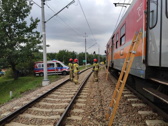 Śmiertelne potrącenie przez pociąg w Kamionce Wielkiej. Nie żyje mężczyzna