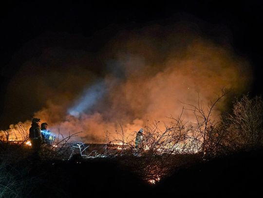 Podczerwone, Bystra podhalańska, Podhale, powiat suski, powiat nowotarski, pożar traw, plaga pożarów traw, pożary traw w Małopolsce
