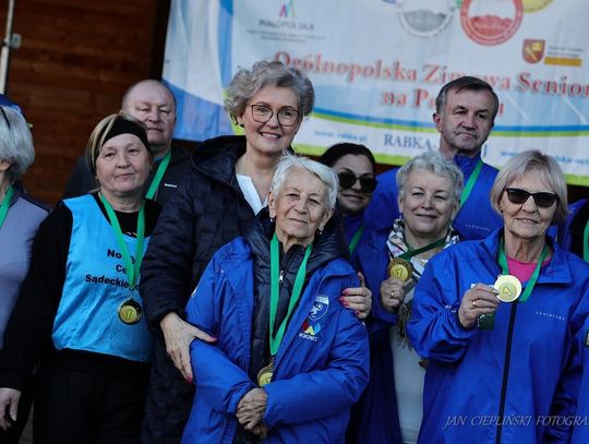 XIII Ogólnopolska Zimowa Senioriada w Rabce-Zdroju, Senioriada, sportowa rywalizacja seniorów, Rabka-Zdrój, Podhale, powiat nowotarski, narciarstwo, seniorzy