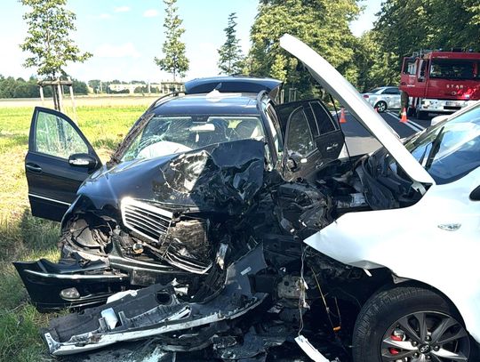 wypadek Zator, pijany kierowca Zator, ucieczka z miejsca wypadku Zator, DK 44 wypadek, zatrzymany kierowca Oświęcim