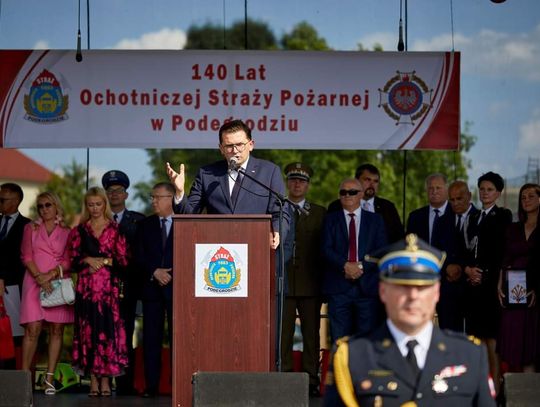 Strażacy z Podegrodzia świętowali 140-lecie jednostki OSP [ZDJĘCIA]