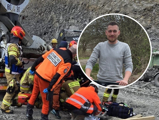 OSP Skawa, Zakopane, tragedia na budowie w Zakopanem, operator gruszki, strażak stracił nogę, amputacja nogi, tragedia na budowie