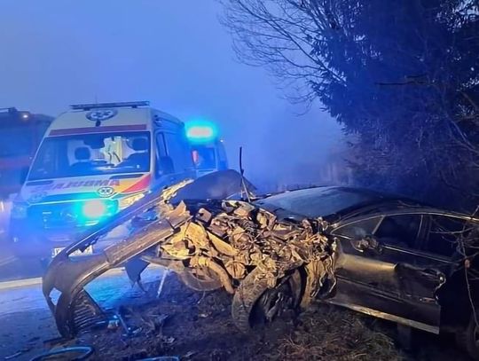 Strzeszyn. Koszmarny wypadek  i śmierć w powiecie gorlickim (ZDJĘCIA)