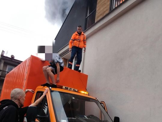 Nowa Huta, Kraków, pożar na ulicy Klasztornej w Nowej Hucie, bohater z MPO,