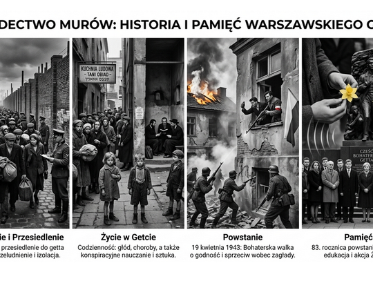 Świadectwo Murów: Tragedia i Opór Warszawskiego Getta