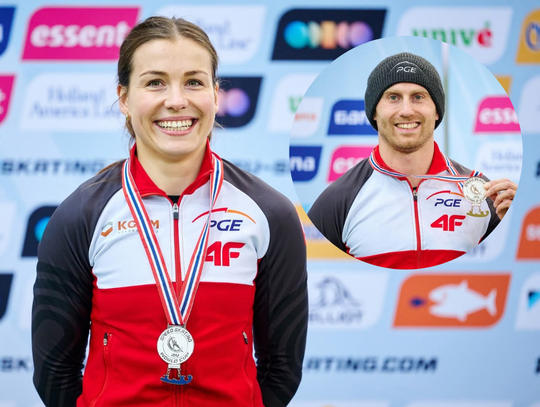 Świetny start sprinterów w Hamar. Srebro dla Kai Ziomek-Nogal i brąz dla Damiana Żurka Łyżwiarstwo szybkie, panczeniści, Damian Żurek, Kaja Nogal Ziomek, reprezentanci Polski, Polska, hamar, Norwegia, puchar świata