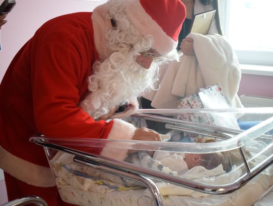 Mikołajki, Szpital w Nowym Targu, odwiedziny, Mikołaj w nowotarskim szpitalu, wizyta, Mikołajki