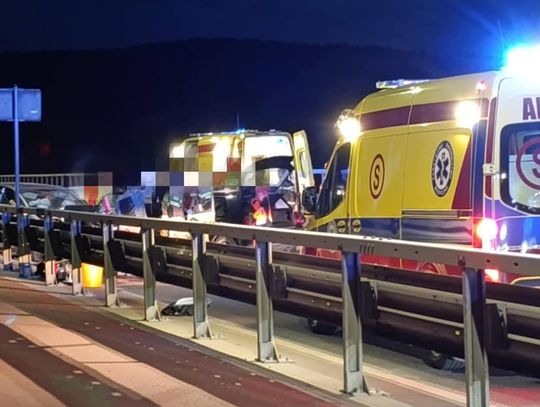 Tragedia na Obwodnicy Północnej w Nowym Sączu. Nie żyje jedna osoba [FOTO]