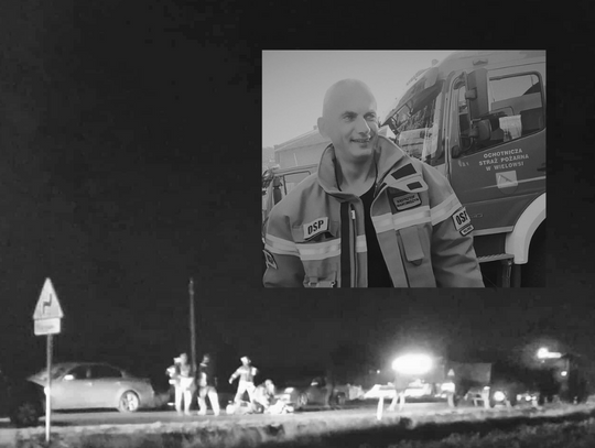 OSP Wielowieś, Gliwice, strażak, tragiczny wypadek, potrącenie strażaka ochotnika, tragiczny wypadek na Śląsku
