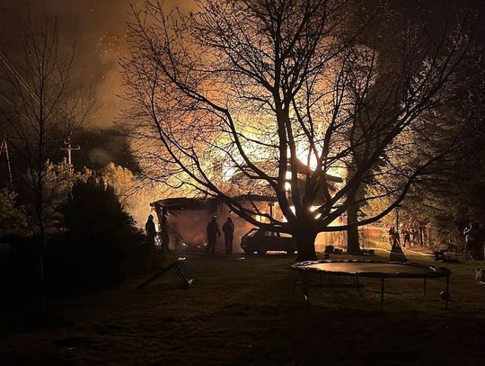 Śledziejowice, powiat wielicki, tragedia w powiecie wielickim, pożar w powiecie wielickim, na sygnale