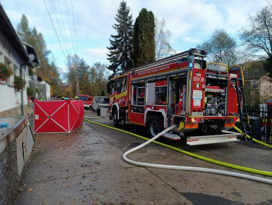 Słona, powiat tarnowski, Zakliczyn, pożar w powiecie tarnowskim, na sygnale, akcja gaśnicza, tragiczny w skutkach pożar