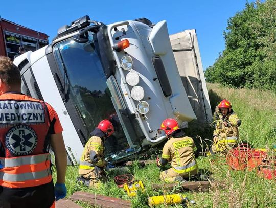 Na zdjęciu miejsce tragedii na DK94 w Gorzkowie