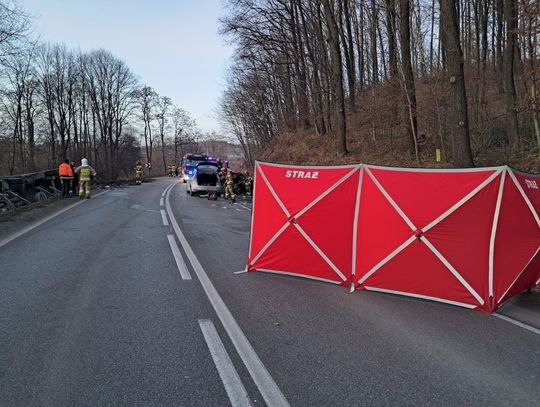 Tragiczny wypadek na DK75 w Okocimiu. Wiele pojazdów uszkodzonych [ZDJĘCIA]