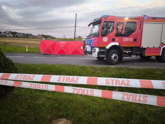 Tragiczny wypadek na ulicy Krakowskiej w Skale. Motocyklista nie żyje