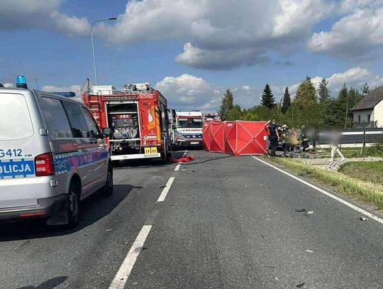 Tragedia w Bielanach, tragiczny wypadek w gminie Kęty, gmina Kęty, powiat oświęcimski, tragiczny wypadek w Bielanach, czołowe zderzenie w Bielanach, śmierć kierowcy samochodu osobowego